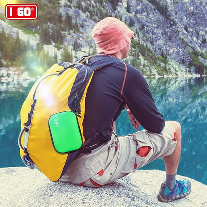 I GO 85 Pieces Hard Shell Mini Compact First Aid Kit, Small Personal Emergency Survival Kit for Travel Hiking Camping Backpacking Hunting Marine Car