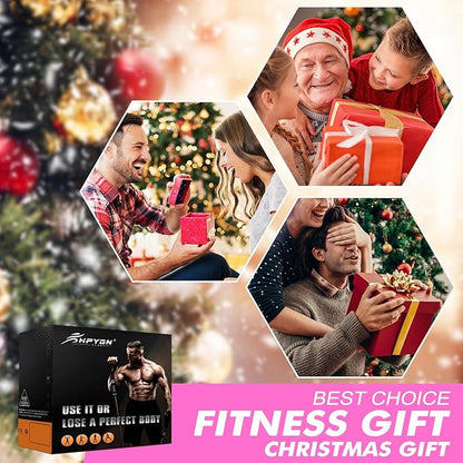 HPYGN Resistance Bands, Exercise Bands with Handles, Fitness Bands, Workout Bands with Door Anchor and Ankle Straps, for Heavy Resistance Training, Physical Therapy, Shape Body, Yoga, Home Workout Set