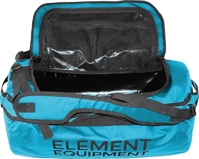 Element Equipment Trailhead Duffel Bag Shoulder Straps Waterproof Teal Large