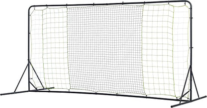 Franklin Sports Soccer Rebounder - Tournament Steel Rebounding Net - Perfect for Backyard Practice and Training - 12' x 6' & 6' x 4'