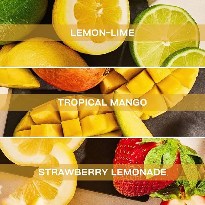 Gainful Hydration Packets Variety Pack, Decaffeinated with Key Electrolytes, Magnesium and Sodium, Energy Support, Low Sugar, 10 Sticks