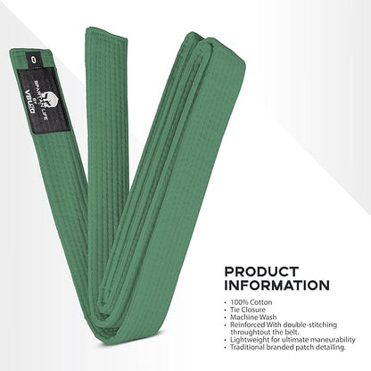 Karate Belt, All-Purpose Martial Arts Belt, Judo, Taekwondo Belt, Durable MMA Color Rank TKD Belt Size 0-6.