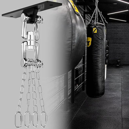 Heavy Bag Hanger,Punching Bag Mount Hanger Bracket,Ceiling Mount Hook 360°Rotation Wood Beam Holder Body Weight Strength Training Systems,Suitable for Swings and sandbags(900 LB Capacity)