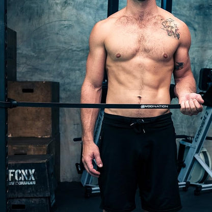 WOD Nation Pull Up Assistance Bands (10-175lbs Band) - Best for Pullup Assist, Chin Ups, Resistance Bands Exercise, Stretch, Mobility Work & Serious Fitness - 41 inch Straps
