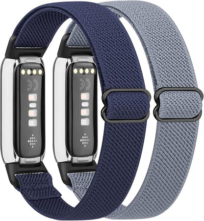 2 Pack Adjustable Elastic Bands for Fitbit Luxe Bands