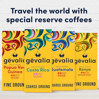 Gevalia Special Reserve Costa Rica Single Origin Medium Roast Ground Coffee, 10 oz. Bag