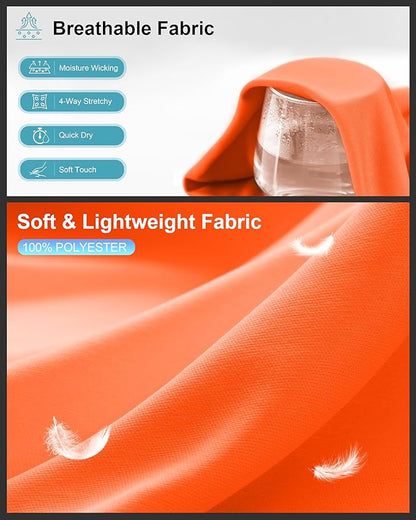 G Gradual Men's Workout Shirts Quick Dry Athletic Running T-Shirts Lightweight Moisture Wicking Short Sleeve Sports Gym Tops