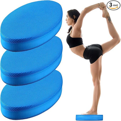 3 Pcs Foam Pad Balance Pad Foam Balance Mat Pad Soft Yoga Balance Pad Stability Trainer Foam for Physical Therapy Rehabilitation Core Strength Training Device for Women Men
