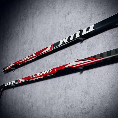 Hockey Stick Display Holder Wall Mount, Hockey Stick Storage Rack, Ice Hockey Stick Hangers for Hockey Room Decor Boys, Supports Vertical、Diagonal、Horizontal Display- Black