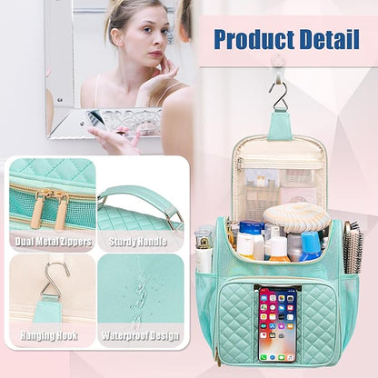 Large Toiletry Bag for Women Men,Portable Shower Caddy For College Dorms,Gym Shower Bag for Women, Quick Dry Hanging Toiletry Bag Bathroom Accessories Bag for Traveling, Camping Essentials