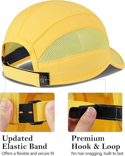 GADIEMKENSD Quick Dry Run Hat Cooling Breathable Mesh
