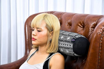 Leewadee Small Yoga Bolster – Shape-Retaining Cervical Neck Roll, Tube Pillow for Comfortable Reading, Kapok Filling, 22 x 6 x 6 inches
