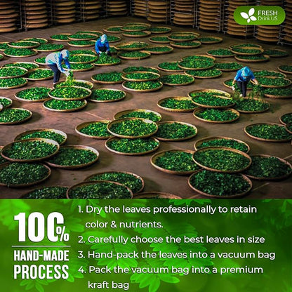 FreshDrinkUS, Permium 10oz Senna Leaves, 100% Natural & Pure from Senna Leaves, Senna Leaf Tea, Senna Loose Leaf Herbal Tea, No Additives, No Caffeine, Vegan