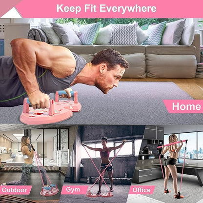 LALAHIGH Portable Home Gym System for Men and 20 Fitness