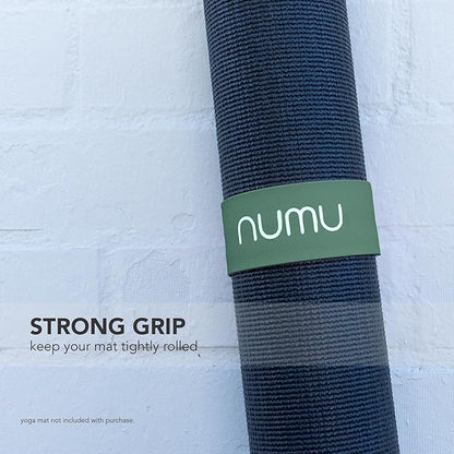 Numu Yoga Mat Strap Slap Band - Easy Snap On to Keep Exercise Mat Tightly Rolled and Secured for Yoga Mat Storage and Travel