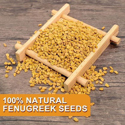 FullChea - Fenugreek Seed Tea Bags, 40 Teabags, 3g/bag - Premium Whole Fenugreek Methi Seeds - Non-GMO - Caffeine-free - Support Digestion