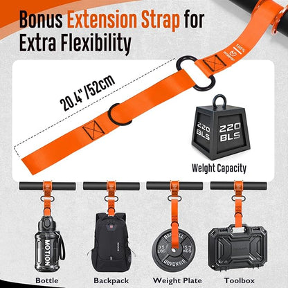 FitBeast Forearm Strengthener & Wrist Roller Forearm Exerciser - Adjustable Forearm Strength Trainer with Thickened Anti-Slip Grip Handles, Ideal for Boosting Grip Strength & Muscle Building