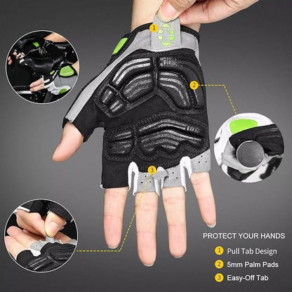 INBIKE 5mm Padded Half Finger Bike Bicycle Cycling Gloves