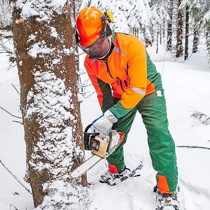 HANDLANDY Insulated Work Gloves Waterproof for Men Women, 3M Thinsulate Ski Gloves Winter Cold Weather Work Gloves Touchscreen (Medium, Black)