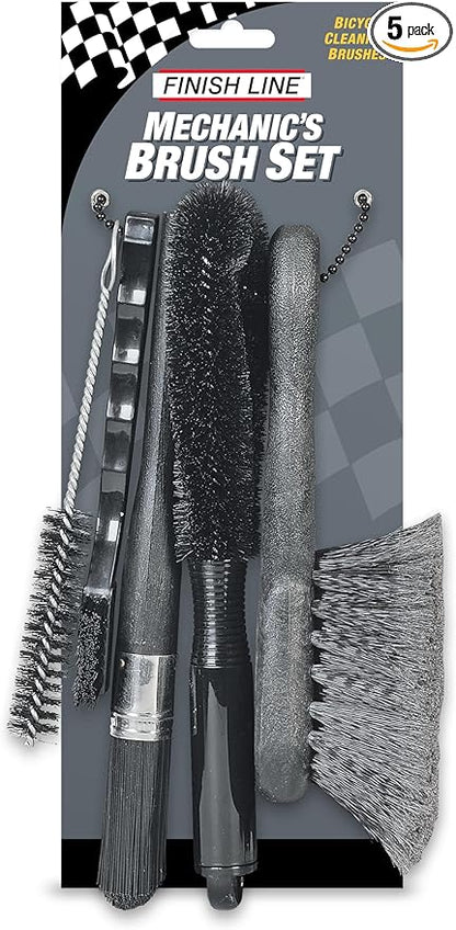 Finish Line Easy-Pro 5 Piece Mechanic's Brush Set