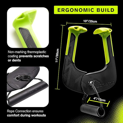 Duonamic Eleviia: Portable Doorway Pull-Up Bar – Lightweight, Travel-Ready, 250 lb Capacity