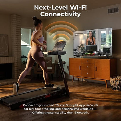 Sunny Health & Fitness Smart Wi-Fi Treadmills