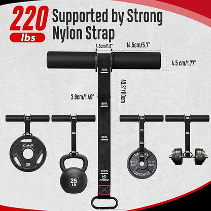 FitBeast Forearm Strengthener & Wrist Roller Forearm Exerciser - Adjustable Forearm Strength Trainer with Thickened Anti-Slip Grip Handles, Ideal for Boosting Grip Strength & Muscle Building