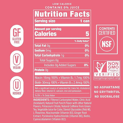 GORGIE Sugar Free Natural Energy Drinks, BestSellers Variety (12 Pack) - Healthy Energy Drinks - Natural Coffee Replacement with Green Tea Caffeine and Biotin - 150mg Caffeine, Vegan, & Low Calorie