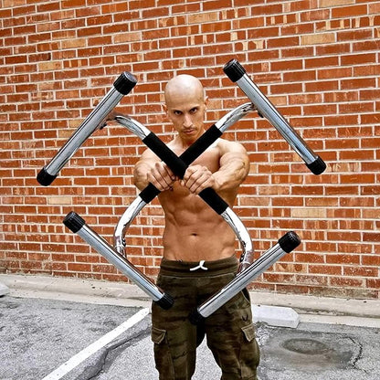Lebert Fitness Parallette Push Up Bars Dip Station