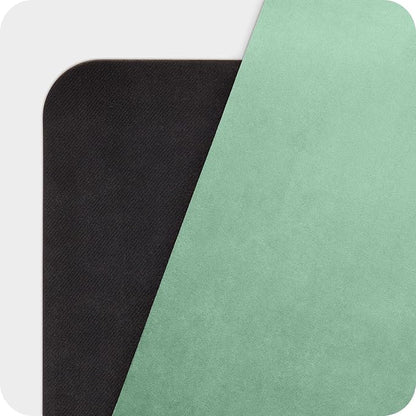 4mm Cushioned Exercise Mat for Yoga & Pilates - Anti Slip, Polyurethane with Suede Top & Carrying Strap