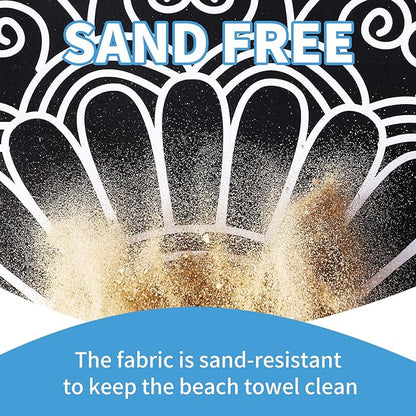 2 Pack Lightweight Thin Beach Towel Oversized 71"x32"