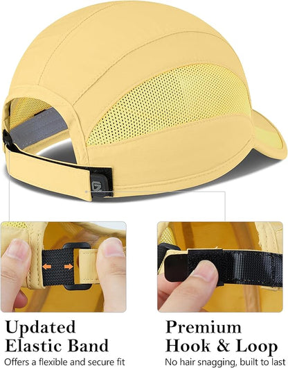 GADIEMKENSD Quick Dry Run Hat Cooling Breathable Mesh