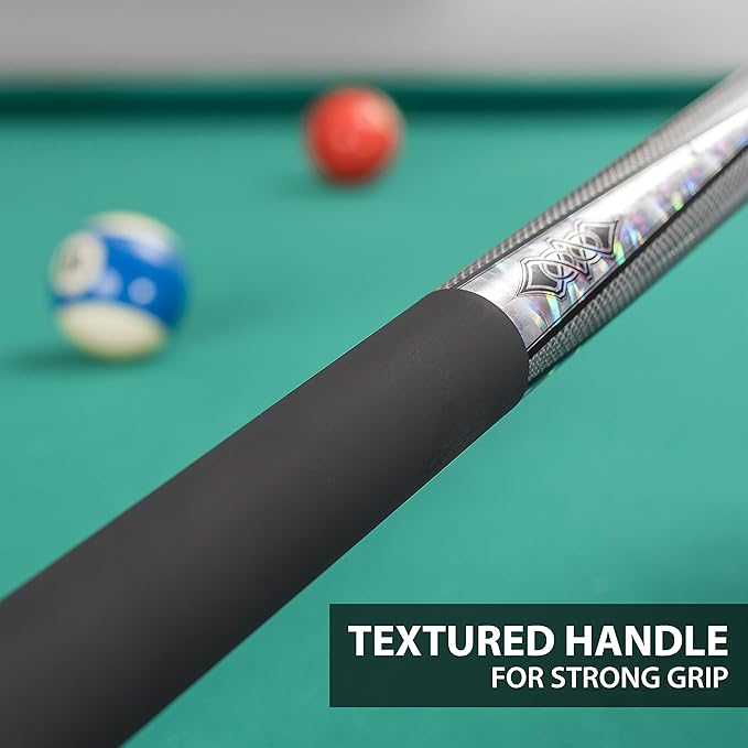 EastPoint Sports Composite Billiard Pool Cue - 58 Inch - Features Premium Fiberglass Material, Titanium Reinforcement, Micro-Fiber Grip