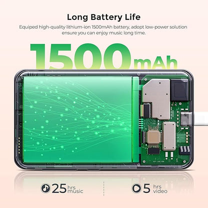 160GB MP3 Player with Bluetooth and WiFi, innioasis Music Player with Spotify,Pandora,Amazon Music,4" Touch Screen Android MP4 MP3 Player for Kids with Libby,Audible,Spotify Kids(Black)