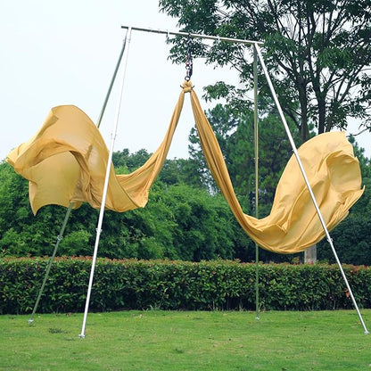 PRIOR FITNESS Aerial Silks Kit Colorful 9/15/20 Yards 40D Nylon Fabric Hammock Set With Hardware & Guide for All Levels Of Aerial Yoga Practice and Acrobatic Flying For Adults Aerial silk