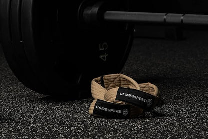 Gymreapers Figure 8 Lifting Straps For Deadlift, Powerlifting, Strongman, & Cross Training Strong Weightlifting Wrist Straps For Men, Women