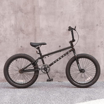 Freestyle BMX Bike, 18 20 Inch Kids Bicycle for 5-13 Years Old Kids and Beginner Level Rider, Multiple Colors
