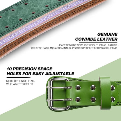 Leather Weight Lifting Belt 4 Inch
