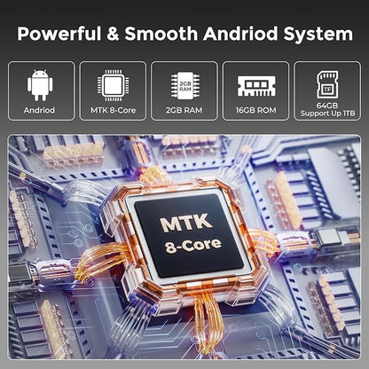 innioasis 80GB MP3 Player with Bluetooth and WiFi, MP3 Player for Kids with Spotify, Spotify Kids, Pandora, Audible, 4.0" Touch Screen Music Player with Parental Controls, Up to 1TB (Gray)