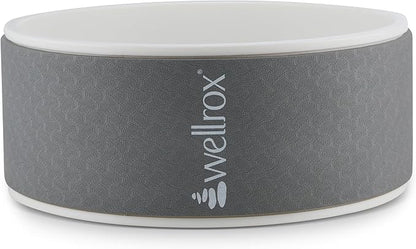 12-Inch Yoga Wheel - Back Cracker, Roller for Pain Relief - Grey