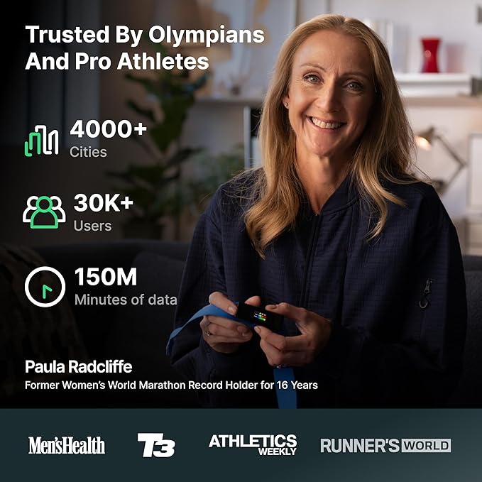 Frontier X2 Smart Heart Rate Monitor Chest Strap, Wireless Heart Health Monitor with Strain, Breathing Rate, and Fitness Tracking with Continuous Heart Rate Monitoring