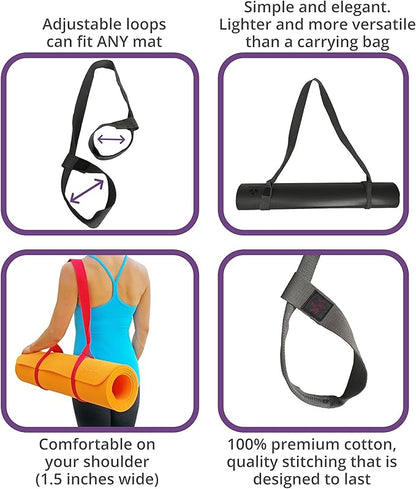 Clever Yoga Mat Carrier Strap sling
