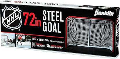 Franklin Sports Street Hockey Goal - Official Regulation Steel Hockey Net - Street Hockey Goal Set