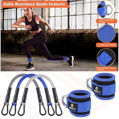 12Pcs Foam Barbell Pad Set for Squats 1 Gym 1 Carry 2 Lifting 2 Ankle 3 Ankle 3 Hip