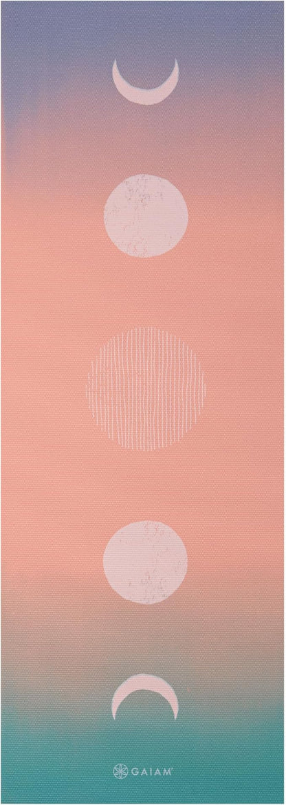 Gaiam Yoga Mat - Premium 6mm Print Extra Thick Non Slip Exercise & Fitness Mat for All Types of Yoga, Pilates & Floor Workouts (68"L x 24"W x 6mm Thick)