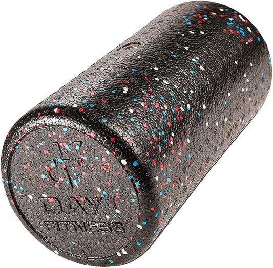 High-Density Round Foam Rollers - 4 Size and 8 Color Options - Massage Rollers for Stretching, Deep Tissue and Myofascial Release