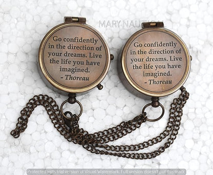 '-Thoreau's Go Confidently Graduation Gift for him
