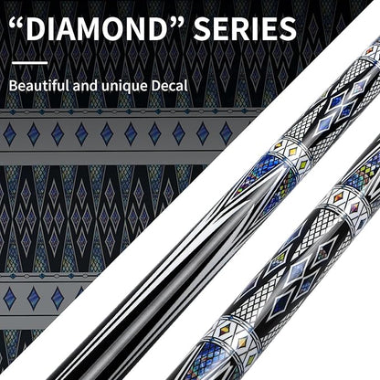 Kmise Professional Pool Cue Stick - 19 20 21oz Canadian Maple Cue Sticks, Low Deflection Shaft with Telescopic Carbon Fiber Extension, Pool Sticks for Aults, Billiard Cue Sticks with Leather Cue Case