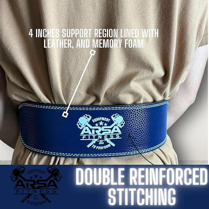 Leather Weightlifting Belt for Powerlifting