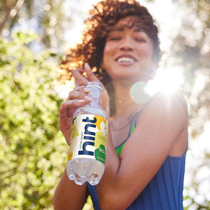 Hint Fruit-Infused Bottled Water, Crisp Apple - Sugar Free Flavored Water with Zero Calories, Naturally Flavored, and No Artificial Sweeteners - 16 Fl Oz (Pack of 12)